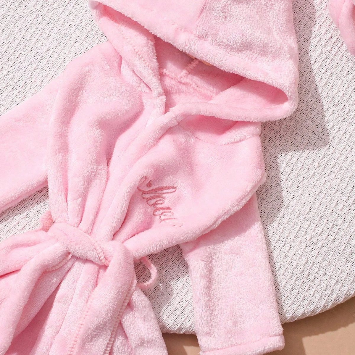 Ylsteed Accappatoio per fotografia neonato con cappello turbante e pantofole Amore ricamo Pigiama per bambina Abito per servizio fotografico infantile