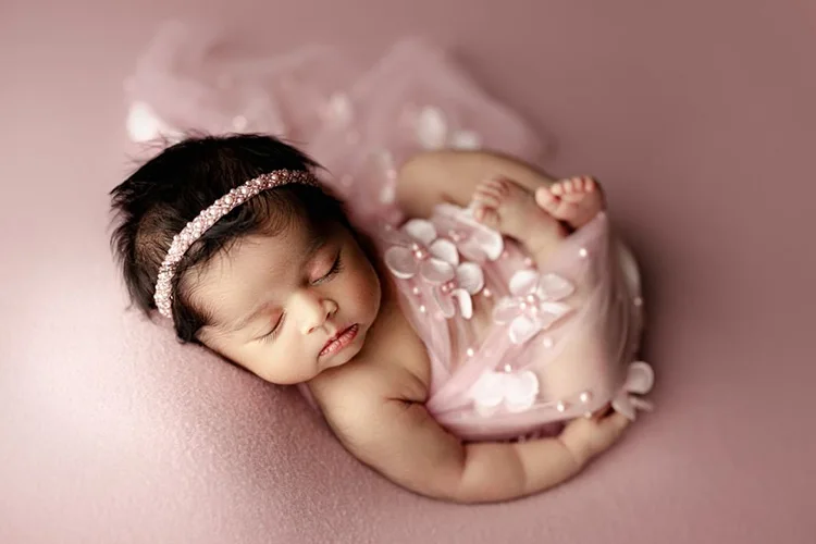 Coperta avvolgente per fotografia neonato Fondale in rete Studio fotografico per bambini Fotografia Acessorios