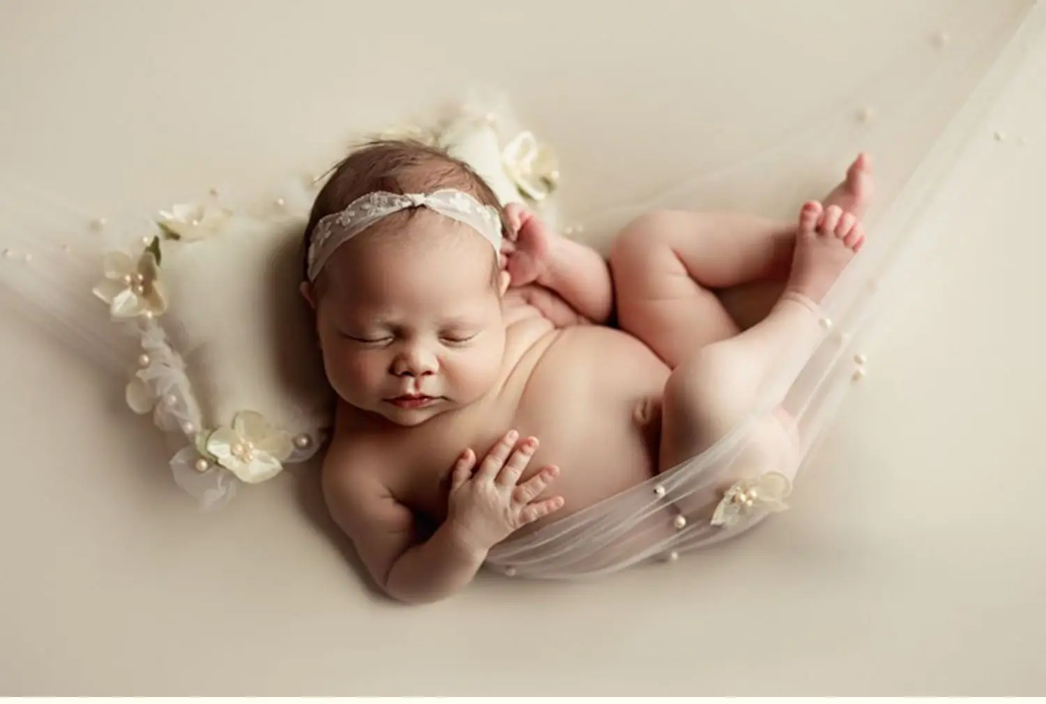 Coperta avvolgente per fotografia neonato Fondale in rete Studio fotografico per bambini Fotografia Acessorios