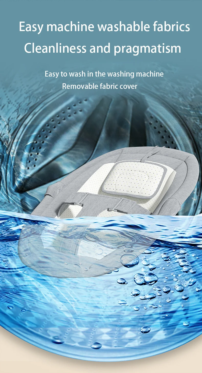 Sedia a dondolo elettrica per bambini Bluetooth Funzione timer per culla Gioca musica con zanzariera Bilanciere per bambini Ingranaggi multipli Lenisce a dormire Schienale regolabile per culla multifunzionale leggero Nuovo modello Deluxe Sedia a dondolo elettrica per bambini Bluetooth Funzione timer per culla Gioca musica con zanzariera Bilanciere per bambini Ingranaggi multipli Lenisce a dormire Schienale regolabile per culla multifunzionale leggero Nuovo modello Deluxe