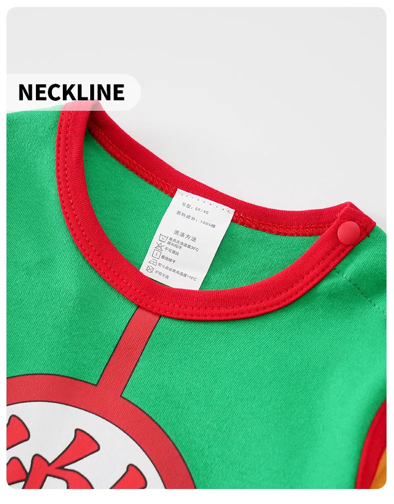 Body in cotone a maniche lunghe per bambini in stile mantello anime per neonato, pagliaccetto carino per bambini e ragazze Body in cotone a maniche lunghe per bambini in stile mantello anime per neonato, pagliaccetto carino per bambini e ragazze