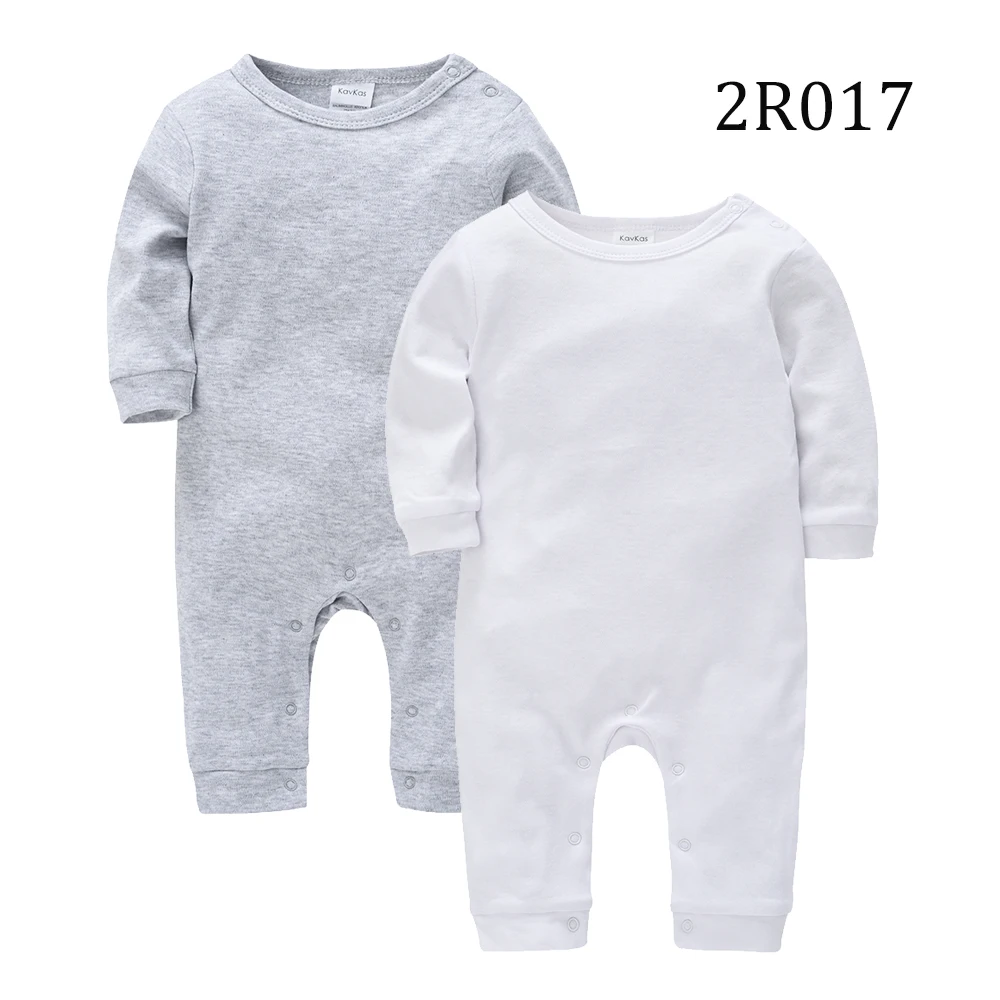 1/2 PZ/LOTTO Neonato Indumenti Da Notte di Cotone Solido Unisex Infantile Ragazzi Pagliaccetti Onesies Bianco Nero Del Bambino Delle Ragazze Complessivamente Roupas Bebe