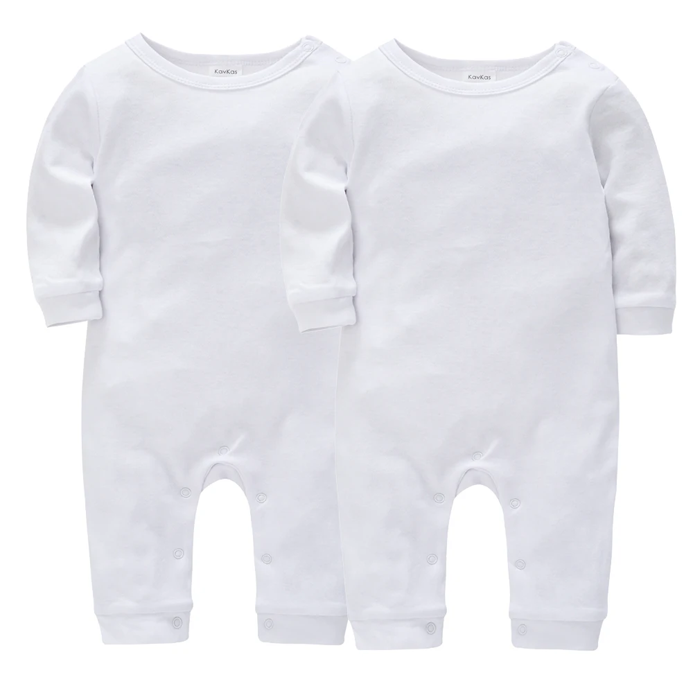 1/2 PZ/LOTTO Neonato Indumenti Da Notte di Cotone Solido Unisex Infantile Ragazzi Pagliaccetti Onesies Bianco Nero Del Bambino Delle Ragazze Complessivamente Roupas Bebe