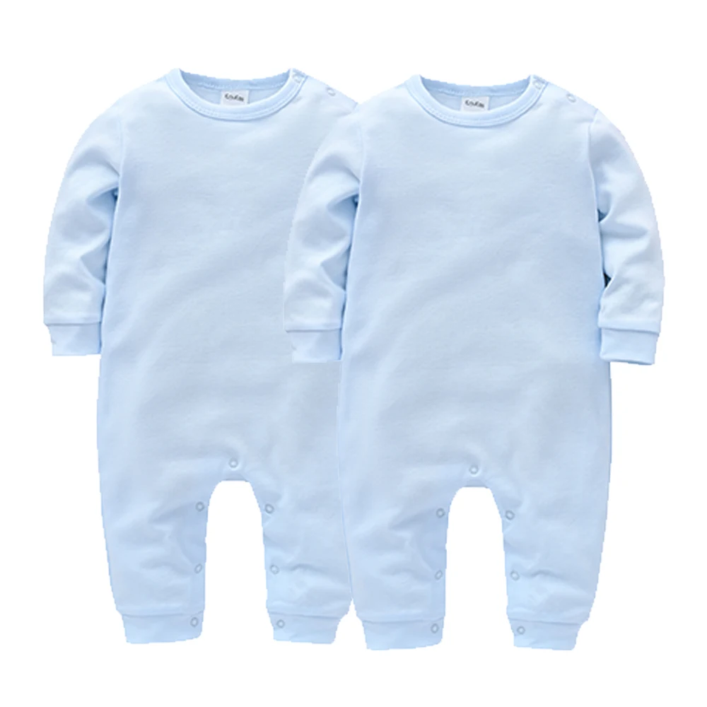 1/2 PZ/LOTTO Neonato Indumenti Da Notte di Cotone Solido Unisex Infantile Ragazzi Pagliaccetti Onesies Bianco Nero Del Bambino Delle Ragazze Complessivamente Roupas Bebe