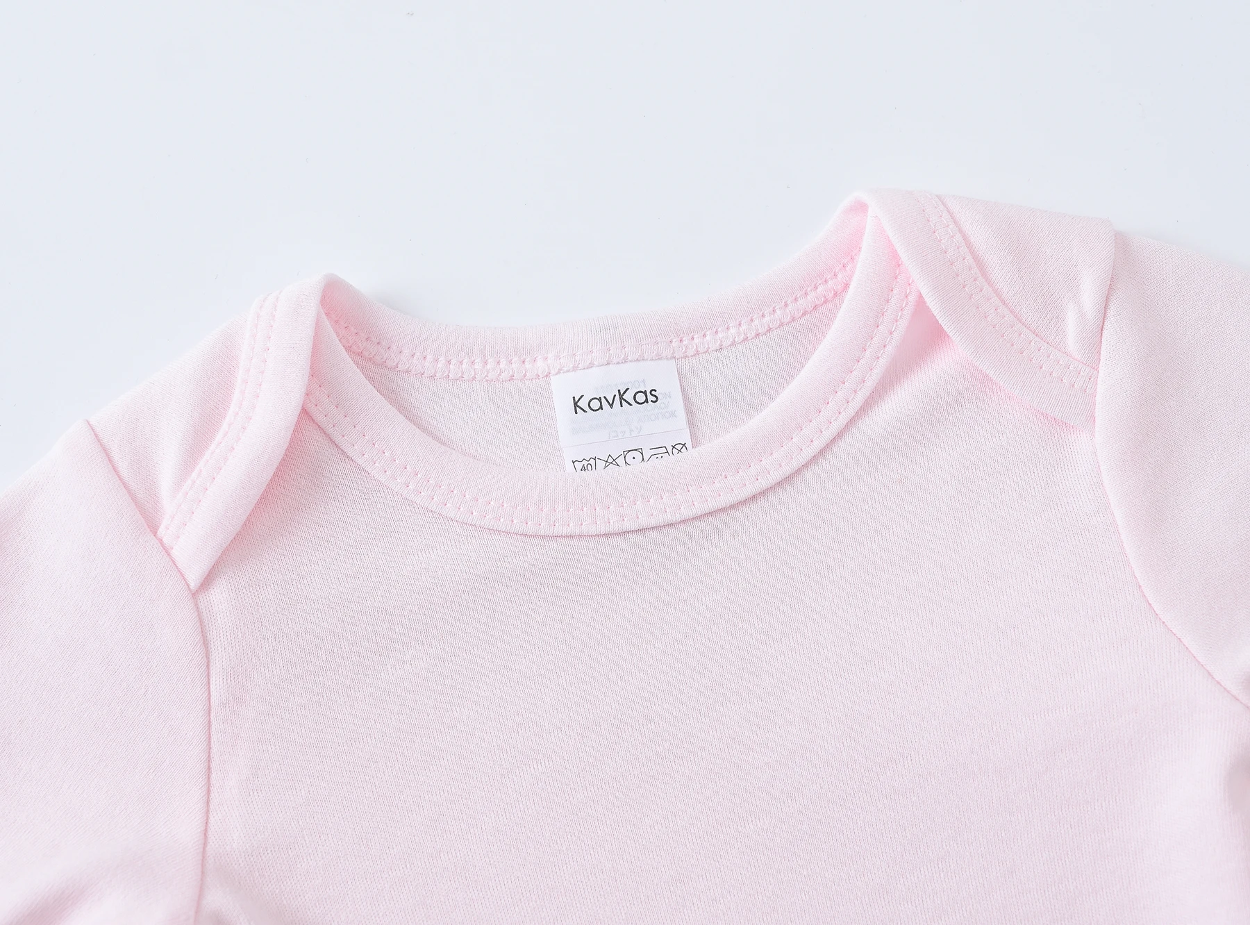 1/3 pezzi KAVKAS abbigliamento per bambini pagliaccetti ragazzi 100% cotone tinta unita tuta per ragazze tuta in mussola vuota 0-24 mesi