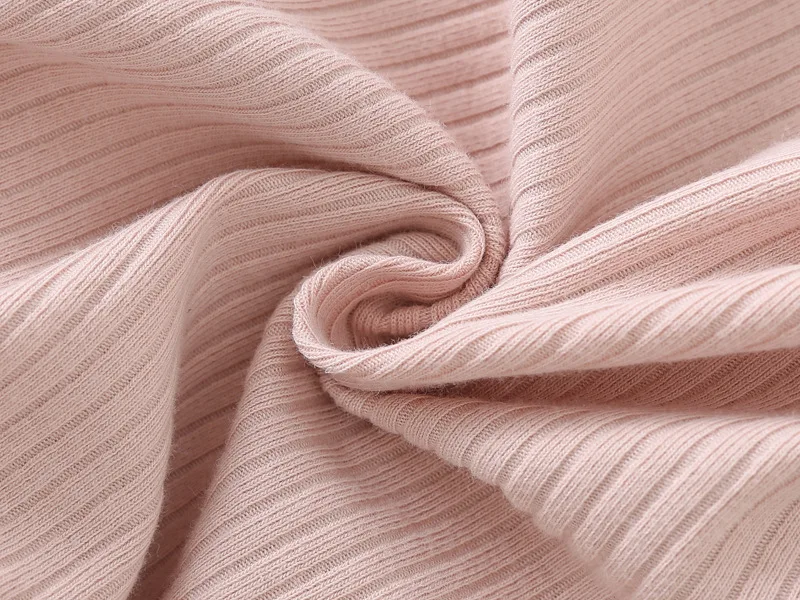 Pagliaccetto per bebè a maniche lunghe in cotone con cerniera sul davanti Completo primaverile autunnale Neonato unisex in maglia a costine Pigiama solido