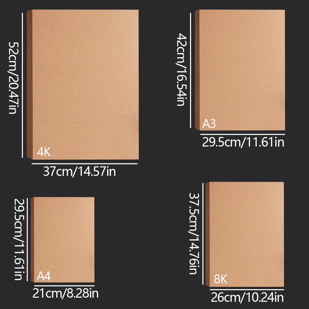 20 pezzi di carta kraft, cartone A4, cartone rigido, cartone kraft A3, cartone rigido spesso 4k8k, disegnato a mano, fatto a mano 20 pezzi di carta kraft, cartone A4, cartone rigido, cartone kraft A3, cartone rigido spesso 4k8k, disegnato a mano, fatto a mano