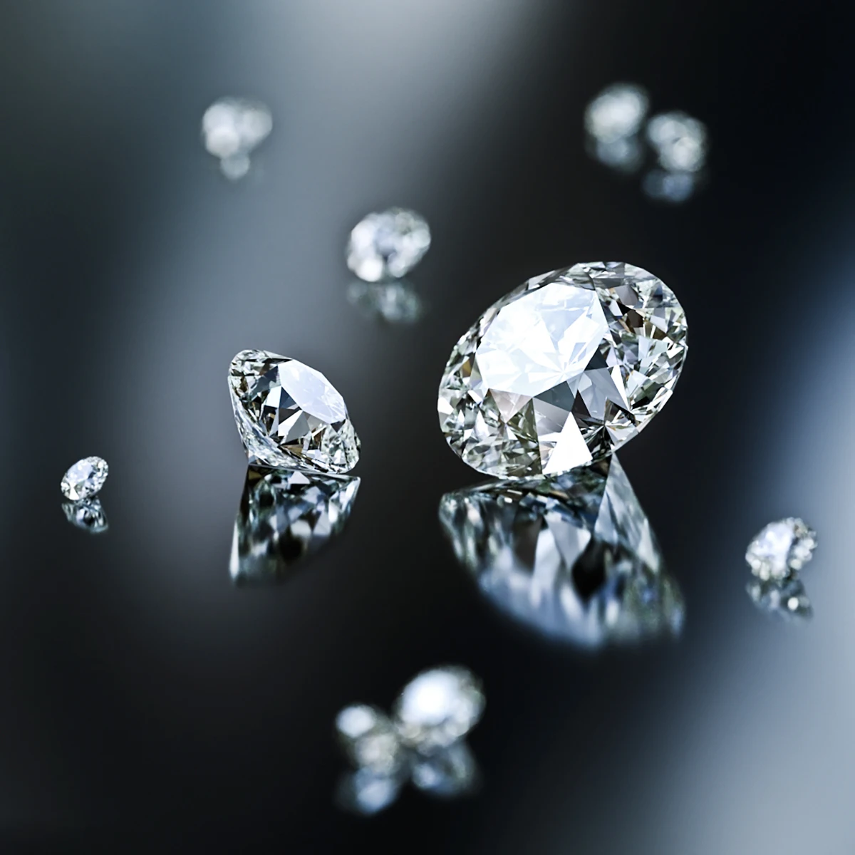 Rromotion 11 pezzi a 340 pezzi piccole pietre preziose Moissanite sciolte da 0,8 mm a 2,9 mm 1CT D colore diamante gemma per gioielli materiale all'ingrosso