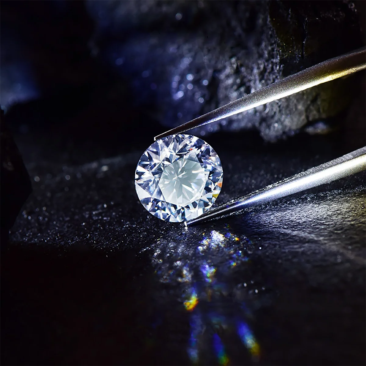 Rromotion 11 pezzi a 340 pezzi piccole pietre preziose Moissanite sciolte da 0,8 mm a 2,9 mm 1CT D colore diamante gemma per gioielli materiale all'ingrosso