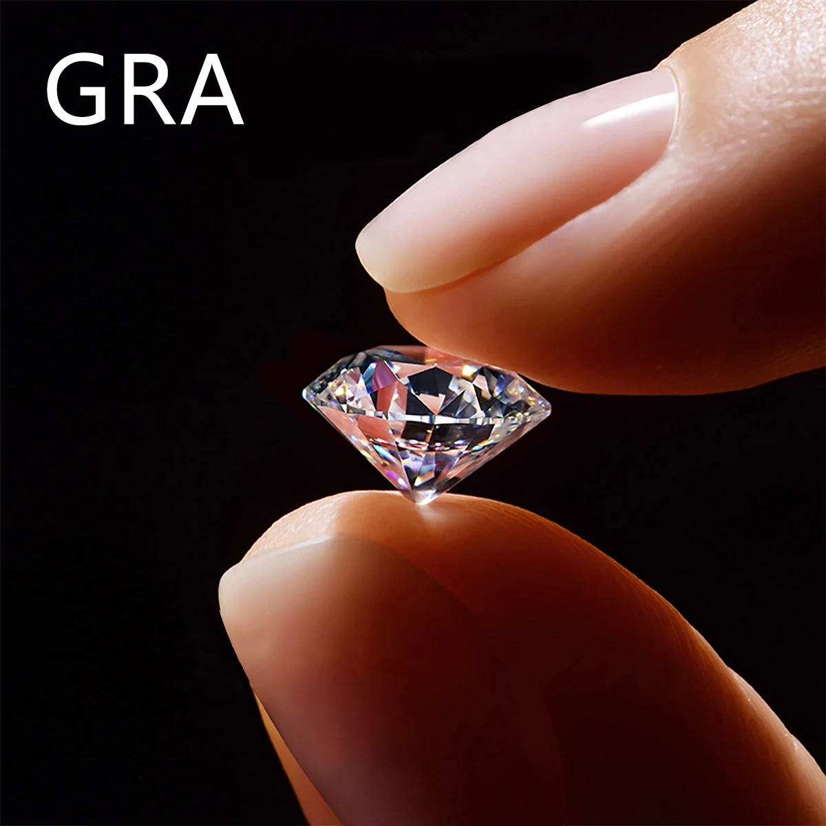 Rromotion 11 pezzi a 340 pezzi piccole pietre preziose Moissanite sciolte da 0,8 mm a 2,9 mm 1CT D colore diamante gemma per gioielli materiale all'ingrosso