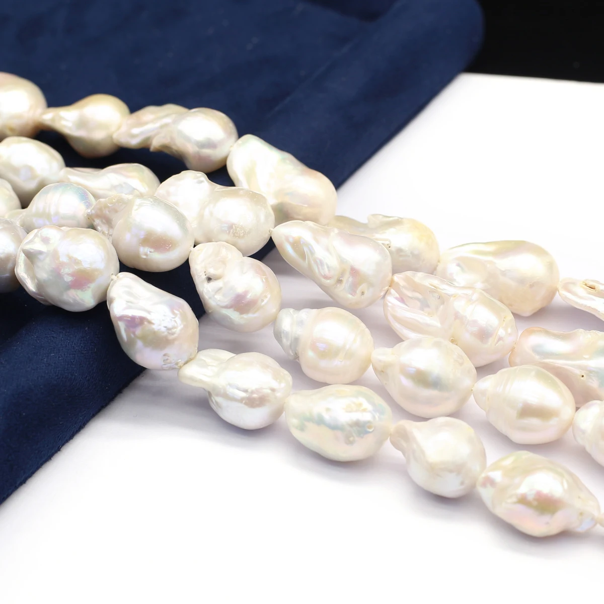 13x10mm 5A Naturale D'acqua Dolce Bianco 100% Perla Barocca Forma Irregolare Perlina Regalo Gioielli Fare Collana FAI DA TE Accessori Braccialetto