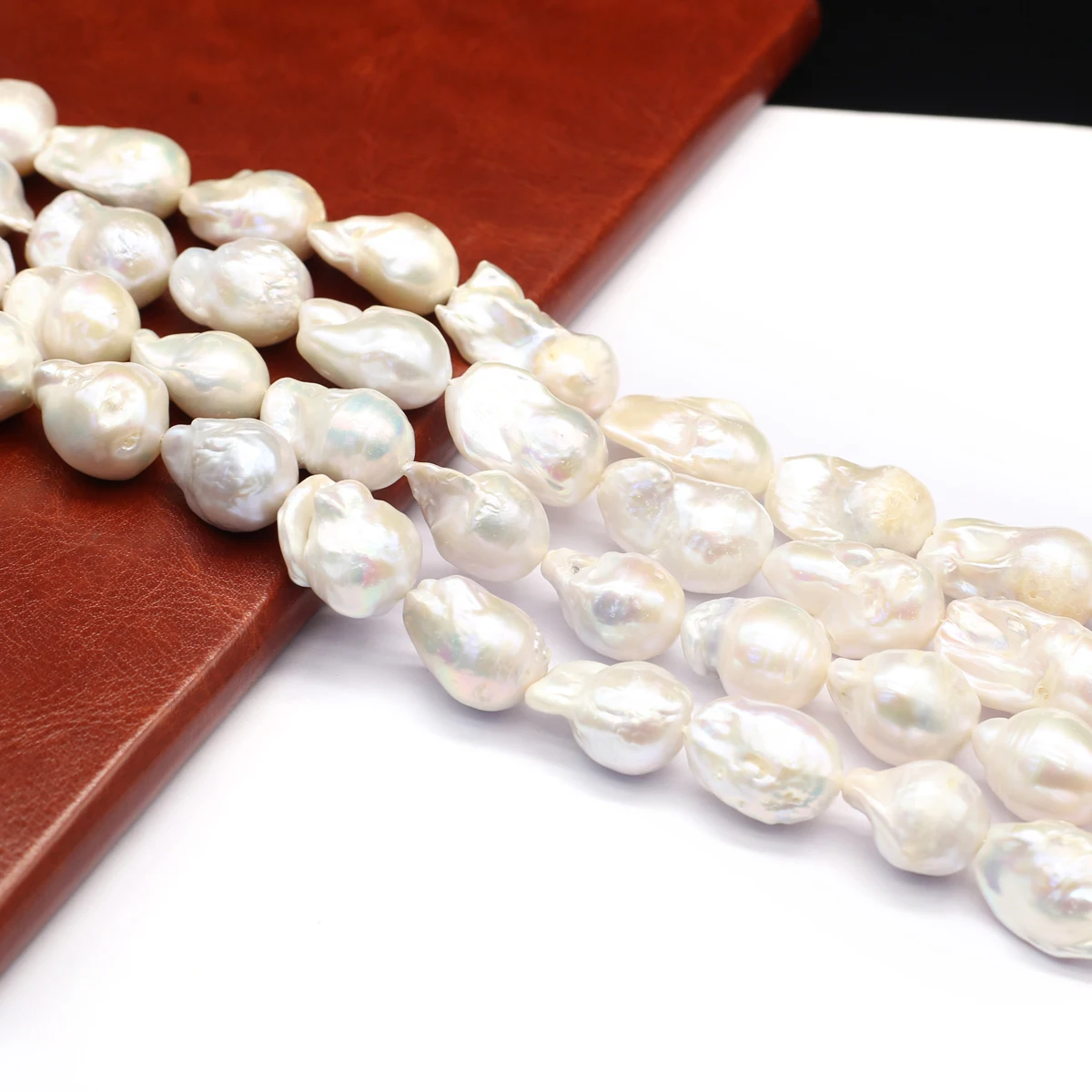 13x10mm 5A Naturale D'acqua Dolce Bianco 100% Perla Barocca Forma Irregolare Perlina Regalo Gioielli Fare Collana FAI DA TE Accessori Braccialetto