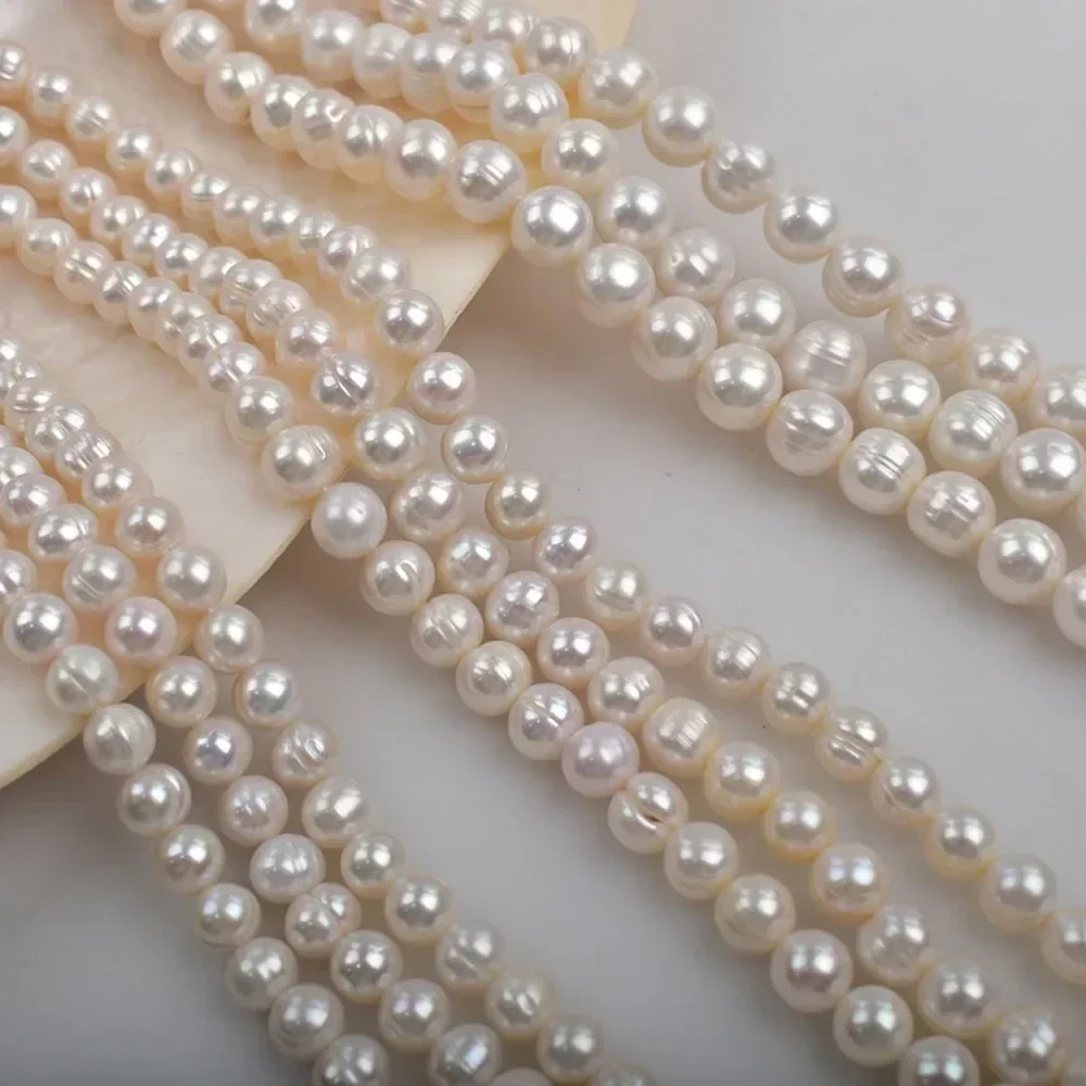 AAA3-10mm Perle di patate di perle d'acqua dolce naturali premium per la creazione di gioielli da sposa Accessorio per bracciale collana da donna fai da te