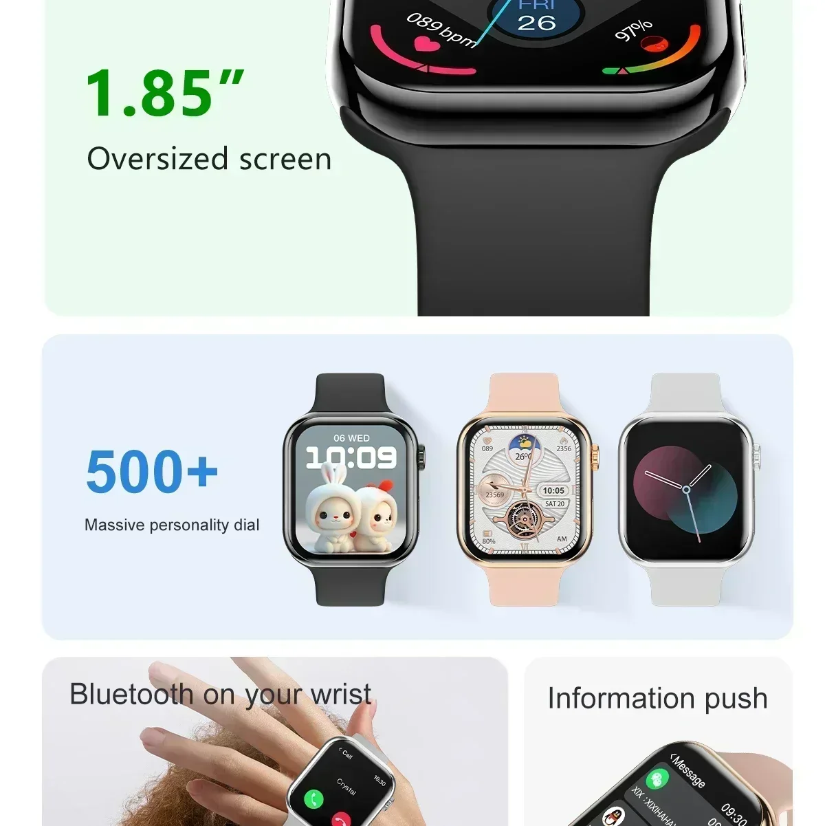 Nuovo Smartwatch GPS Serie 10 2026 per Apple Watch 10, Memoria, Musica, Video, Chiamate Bluetooth, Impermeabile, NFC, per Android e iOS Nuovo Smartwatch GPS Serie 10 2026 per Apple Watch 10, Memoria, Musica, Video, Chiamate Bluetooth, Impermeabile, NFC, per Android e iOS