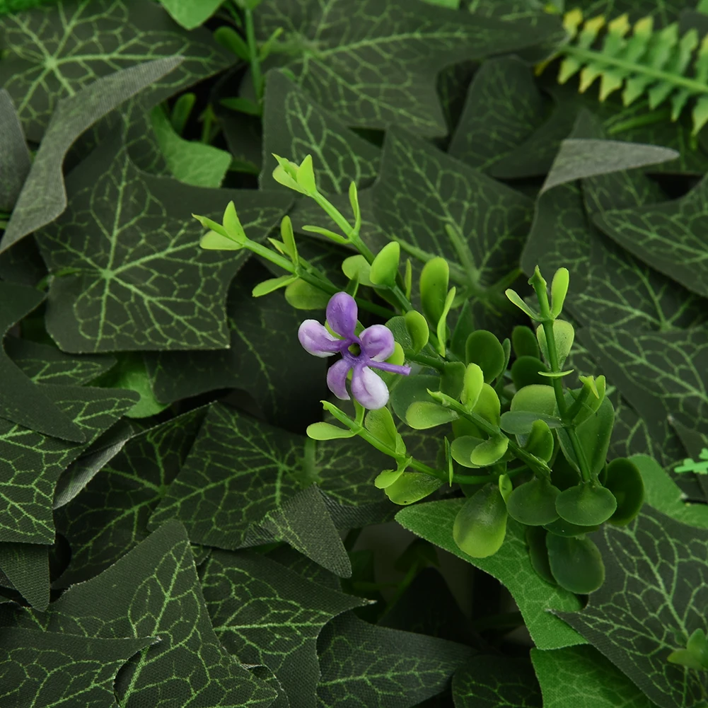 1x40x60 cm Erba verde artificiale Quadrato in plastica Pianta da prato Soggiorno Sfondo Decorazione da prato artificiale Decorazione della parete di casa