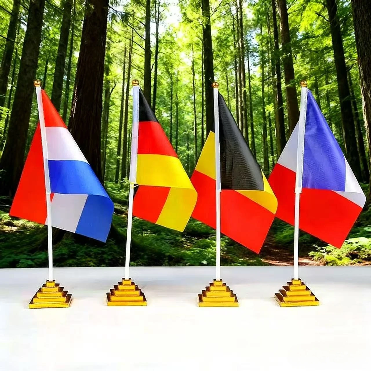 2026 Nuovo 8 linee osacmo Europa Polonia Germania Repubblica Ceca Slovacchia Austria Regno Unito Italia Paesi Bassi 4K OSCAM Bandiera per interni ed esterni