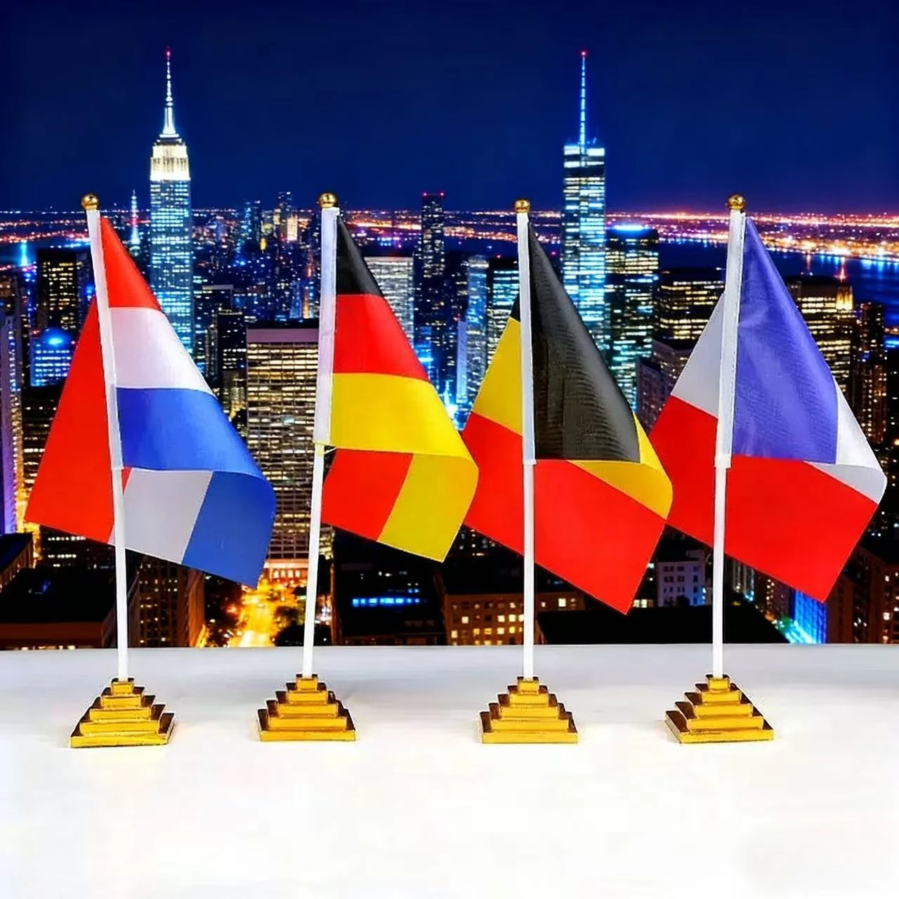 2026 Nuovo 8 linee osacmo Europa Polonia Germania Repubblica Ceca Slovacchia Austria Regno Unito Italia Paesi Bassi 4K OSCAM Bandiera per interni ed esterni