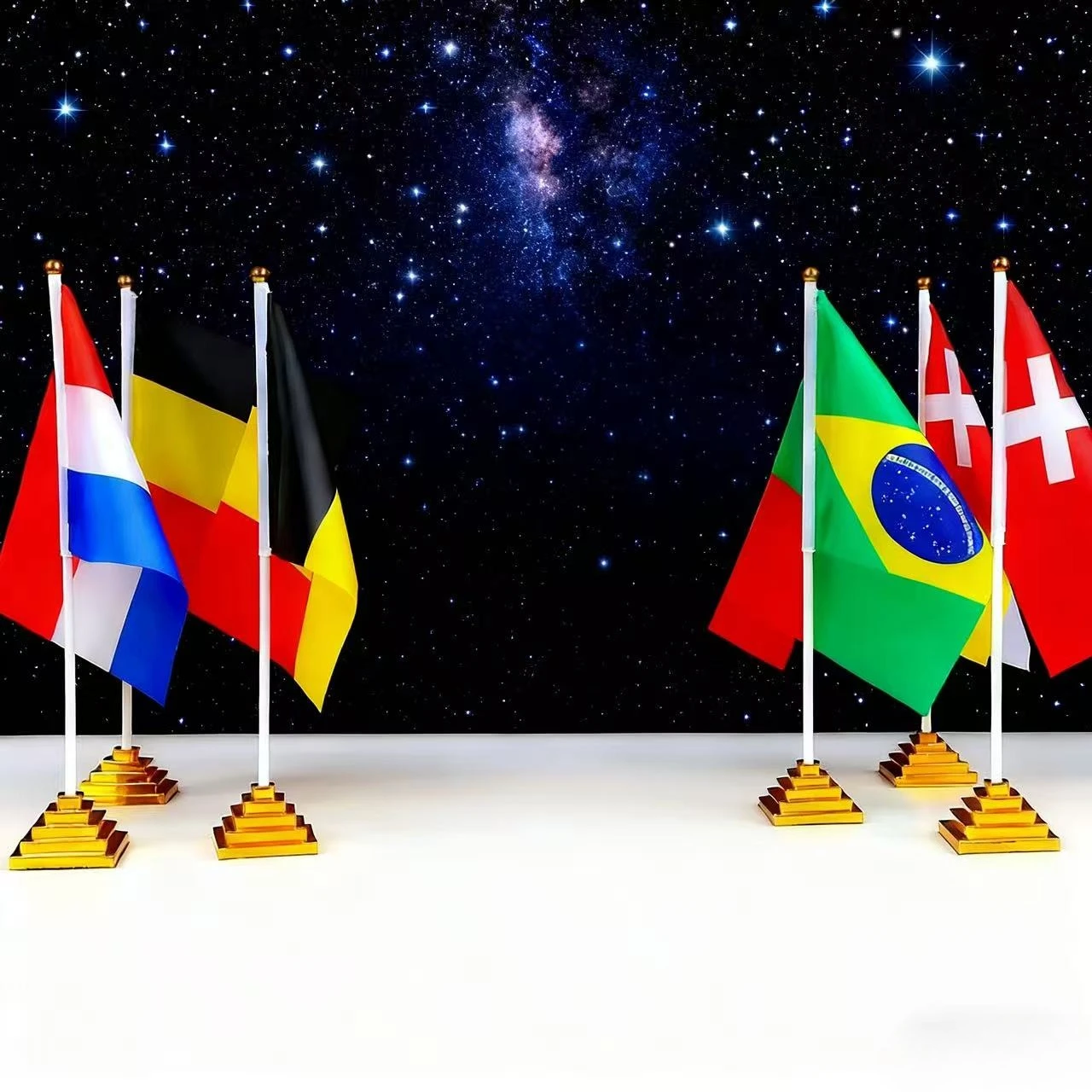 2026 Nuovo 8 linee osacmo Europa Polonia Germania Repubblica Ceca Slovacchia Austria Regno Unito Italia Paesi Bassi 4K OSCAM Bandiera per interni ed esterni