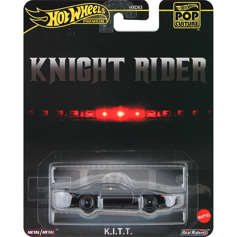 Hot Wheels Knight Rider KITTT Nero # 83 Pop Culture KT Hxd63 Retro Entertainment KITTT 1/64 Diecast Model Car Toy