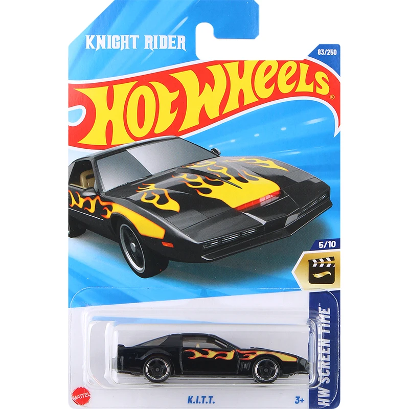 Hot Wheels Knight Rider KITTT Nero # 83 Pop Culture KT Hxd63 Retro Entertainment KITTT 1/64 Diecast Model Car Toy