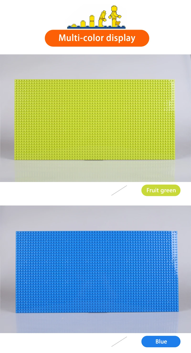 1 pz32 * 64 fori piastra di base classica a strato singolo, assemblaggio fai da te muro di blocchi compatibile giocattoli di marca regalo di compleanno regalo