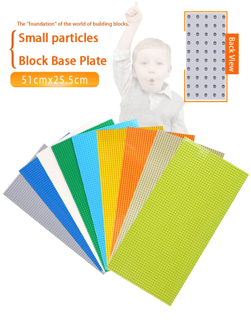 1 pz32 * 64 fori piastra di base classica a strato singolo, assemblaggio fai da te muro di blocchi compatibile giocattoli di marca regalo di compleanno regalo