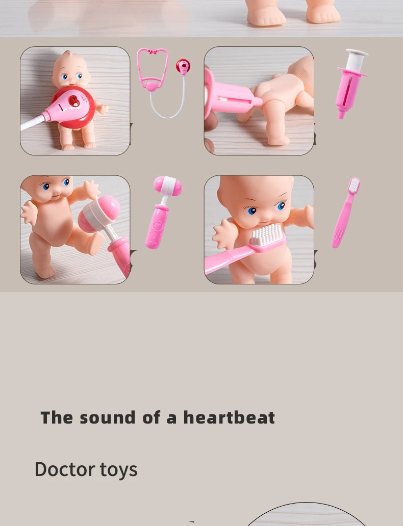 Bambini Doctor Play Set simulazione infermiera giocattolo accessori medico per bambini Home Play Toys Doctor Set Toy Gift for Kids Boys Girls