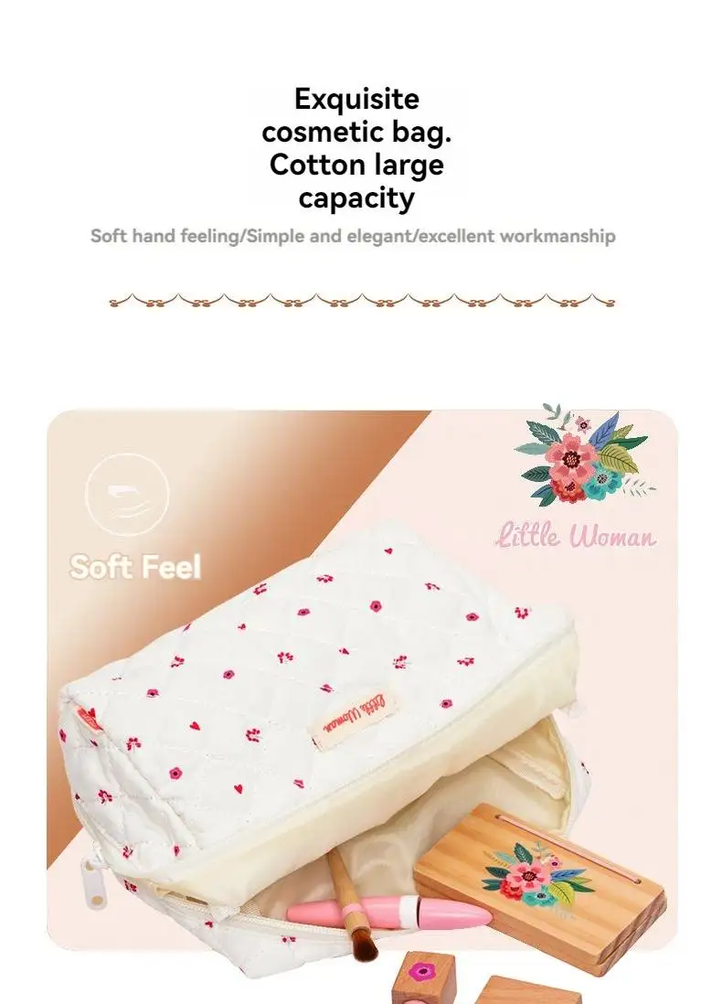 Giochi di finzione in legno Giocattoli per il trucco Simulazione Set di cosmetici Ragazze Giocano a parrucchiere Simulazione Make Up Giocattoli in età prescolare