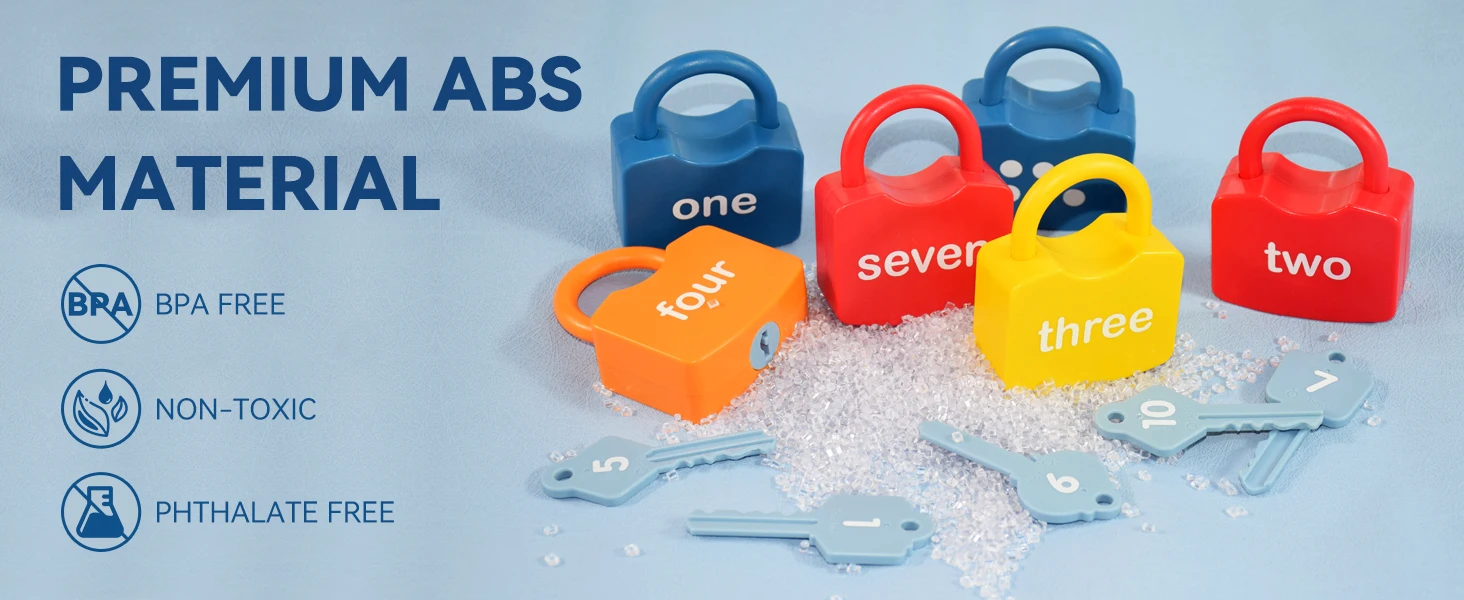 10PCS Per Bambini Alfabeto Blocco Chiave Giocattolo Set Serrature Per Auto Montessori Educativo Numero Corrispondenza Homeschool Matematica Giocattoli Del Bambino Parola Cognizione