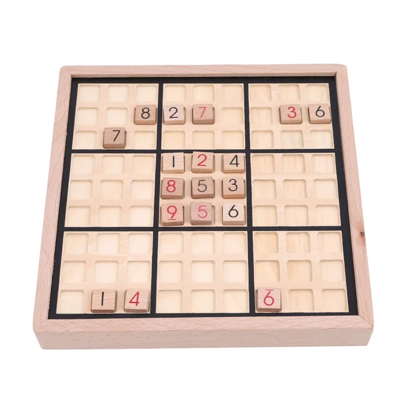 Sudoku Crosswords Montessori Cifre educative in legno Giochi logici di inferenza Quadrato latino Puzzle di matematica Numero Luogo Giochi Giocattoli