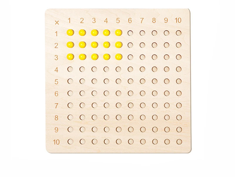 Montessori 99 Tabellone di moltiplicazione Matematica Sussidi didattici Tabellone di moltiplicazione e divisione Educazione precoce Puzzle per bambini Giocattoli