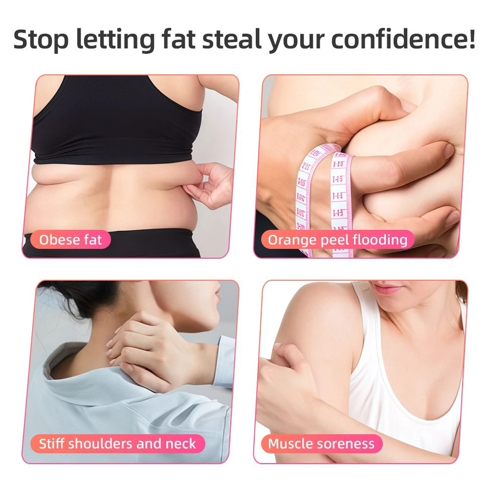 EMS RF Radiofrequenza Corpo Macchina dimagrante Bruciatore di grasso Dispositivo di modellatura sottile Terapia della luce a LED Perdere peso Massaggiatore anticellulite