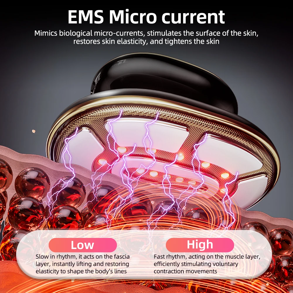 EMS RF Radiofrequenza Corpo Macchina dimagrante Bruciatore di grasso Dispositivo di modellatura sottile Terapia della luce a LED Perdere peso Massaggiatore anticellulite
