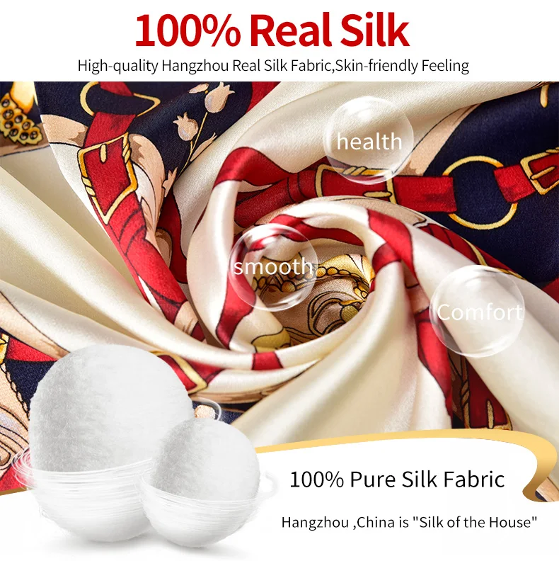 Sciarpa di seta naturale al 100% per le donne stampa fazzoletto da collo quadrato in seta Echarpe Femme sciarpa per la testa sciarpa per capelli in pura seta Bandana 65x65cm Sciarpa di seta naturale al 100% per le donne stampa fazzoletto da collo quadrato in seta Echarpe Femme sciarpa per la testa sciarpa per capelli in pura seta Bandana 65x65cm
