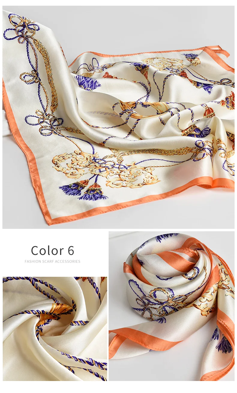 Sciarpa di seta naturale al 100% per le donne stampa fazzoletto da collo quadrato in seta Echarpe Femme sciarpa per la testa sciarpa per capelli in pura seta Bandana 65x65cm Sciarpa di seta naturale al 100% per le donne stampa fazzoletto da collo quadrato in seta Echarpe Femme sciarpa per la testa sciarpa per capelli in pura seta Bandana 65x65cm