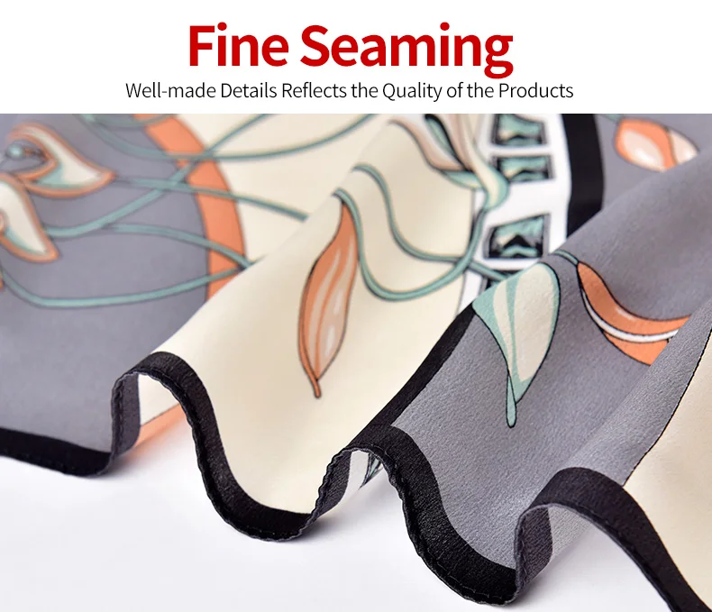 Sciarpa di seta naturale al 100% per le donne stampa fazzoletto da collo quadrato in seta Echarpe Femme sciarpa per la testa sciarpa per capelli in pura seta Bandana 65x65cm Sciarpa di seta naturale al 100% per le donne stampa fazzoletto da collo quadrato in seta Echarpe Femme sciarpa per la testa sciarpa per capelli in pura seta Bandana 65x65cm