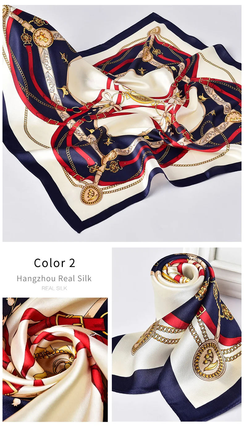 Sciarpa di seta naturale al 100% per le donne stampa fazzoletto da collo quadrato in seta Echarpe Femme sciarpa per la testa sciarpa per capelli in pura seta Bandana 65x65cm Sciarpa di seta naturale al 100% per le donne stampa fazzoletto da collo quadrato in seta Echarpe Femme sciarpa per la testa sciarpa per capelli in pura seta Bandana 65x65cm