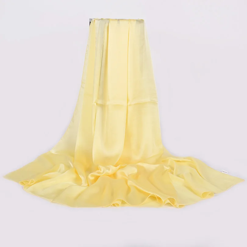 [BYSIFA] Sciarpa di seta cinese Inverno Donna Sciarpa lunga in raso Scialle di lusso Vino rosso Sciarpe Semplice musulmano Sciarpa semplice 180 * 90 cm