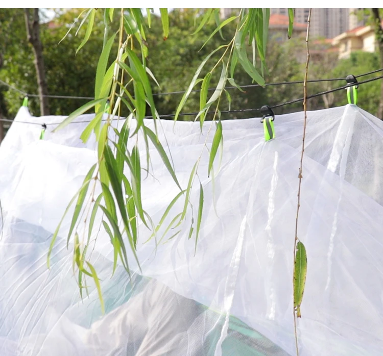 Amaca per dormire sospesa da campeggio all'aperto portatile in tessuto di nylon di dimensioni singole e doppie con zanzariera