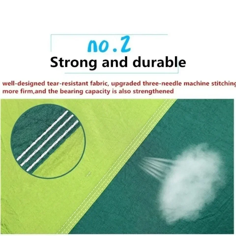 Amaca da campeggio esterna Tessuto per paracadute ad alta resistenza con zanzariera Amache sospese leggere Rete da letto sospesa 250x120 cm