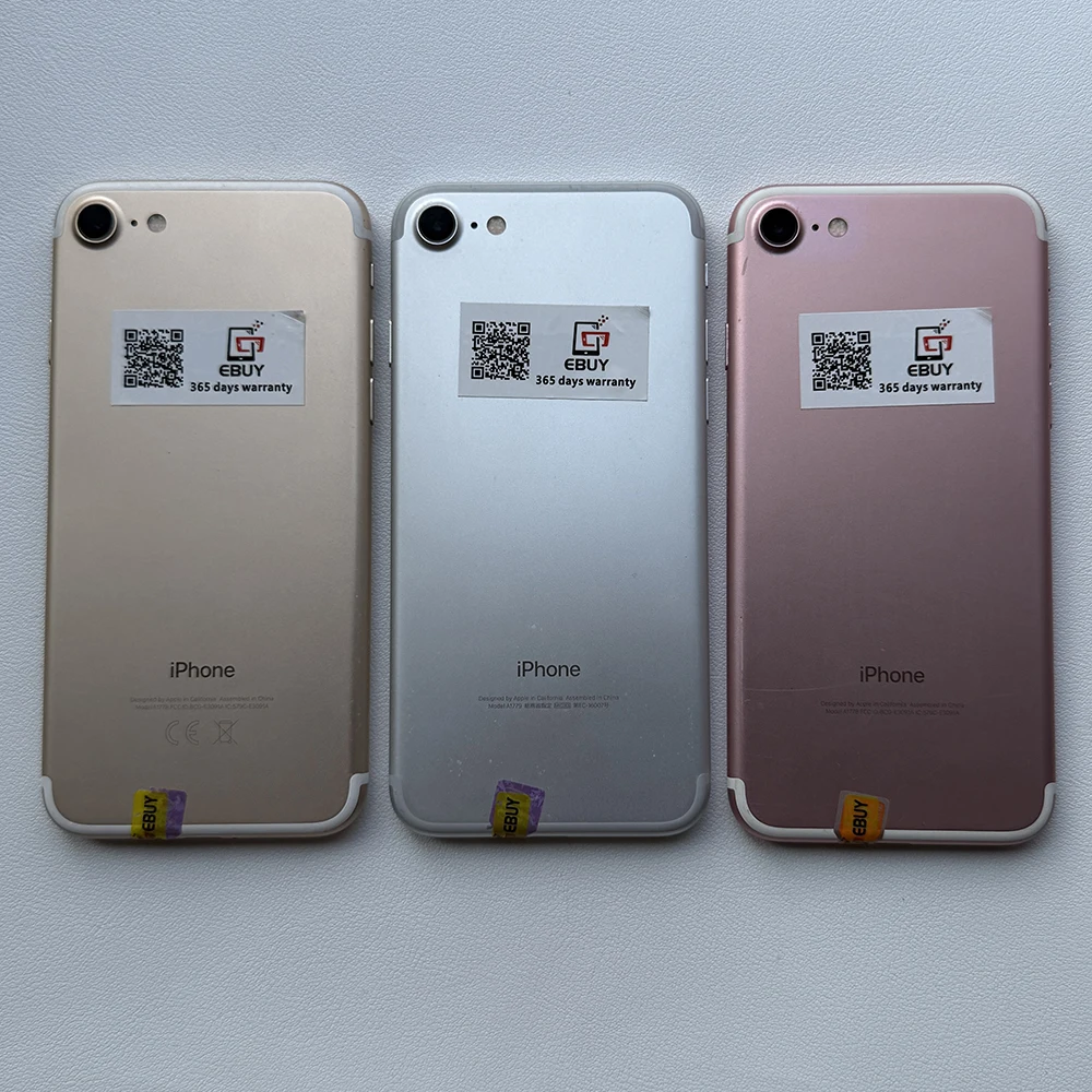 Originale Apple iPhone 7 32 GB/128 GB/256 GB ROM 4G LTE Cellulare 4.7 '' Impronte digitali Touch ID Smartphone Sbloccato 90% Nuovo