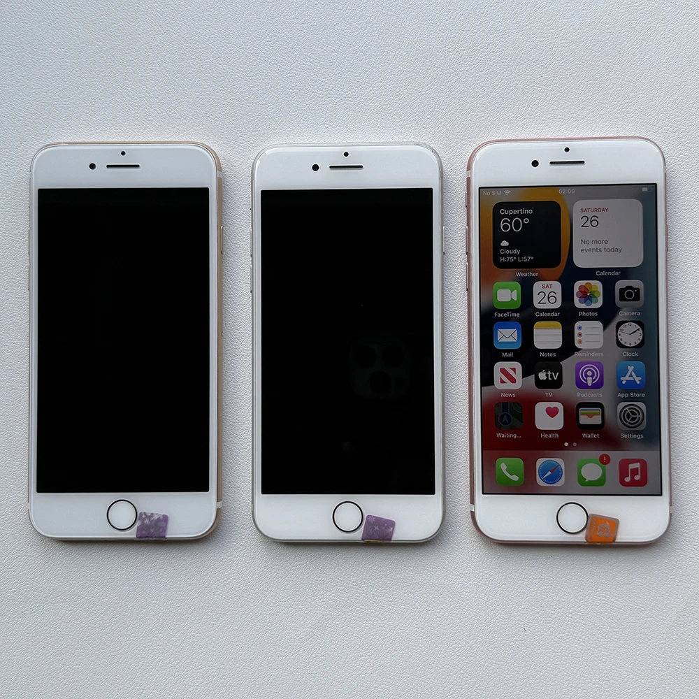 Originale Apple iPhone 7 32 GB/128 GB/256 GB ROM 4G LTE Cellulare 4.7 '' Impronte digitali Touch ID Smartphone Sbloccato 90% Nuovo