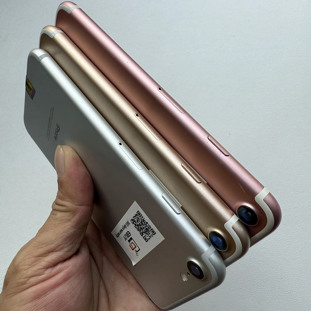 Originale Apple iPhone 7 32 GB/128 GB/256 GB ROM 4G LTE Cellulare 4.7 '' Impronte digitali Touch ID Smartphone Sbloccato 90% Nuovo