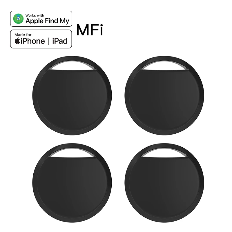 1 / 2 / 4 pezzi Localizzatore anti-perdita Smart Tag per Apple Trova la mia app IOS Localizzatore GPS Bluetooth per bagagli Bambino IOS MFi Key Finder