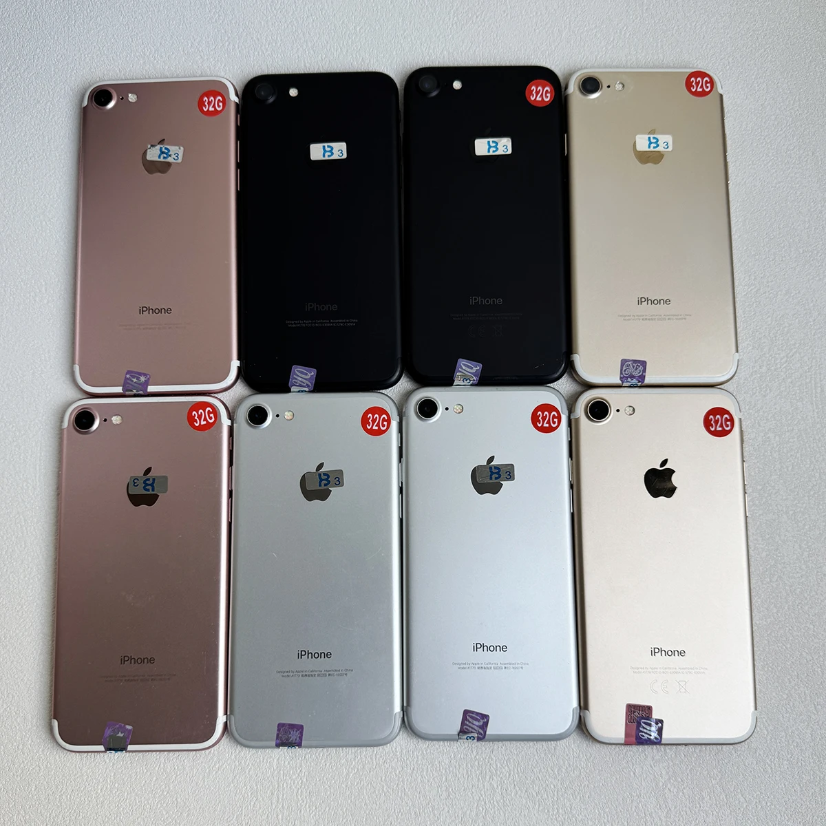 Cellulare mobile originale sbloccato Apple iPhone 7 4G LTE 4.7 '' 12MP 32GB/128GB/256GB ROM Impronta digitale Touch ID Smartphone