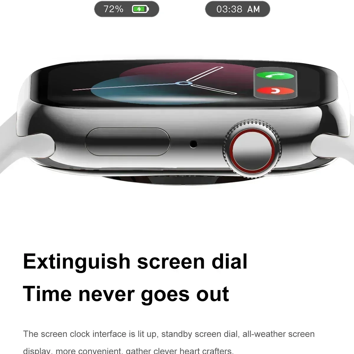 Nuovo Smartwatch 10 per Uomo con Misurazione Temperatura Corporea, Chiamate BT, NFC, Display Always-on, GPS, Orologio Sportivo per Donna, Compatibile con Apple e Android