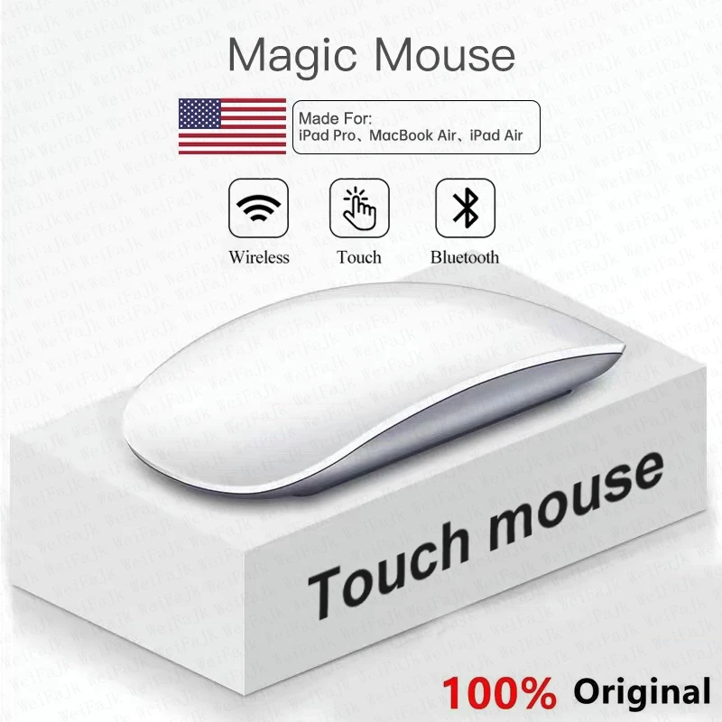 APPLE Originale Senza Fili Bluetooth 5.0 Touch Magic Mouse Per Macbook Pro Air Mini Laptop Tablet PC iPad Gaming Ergonomico Mouse