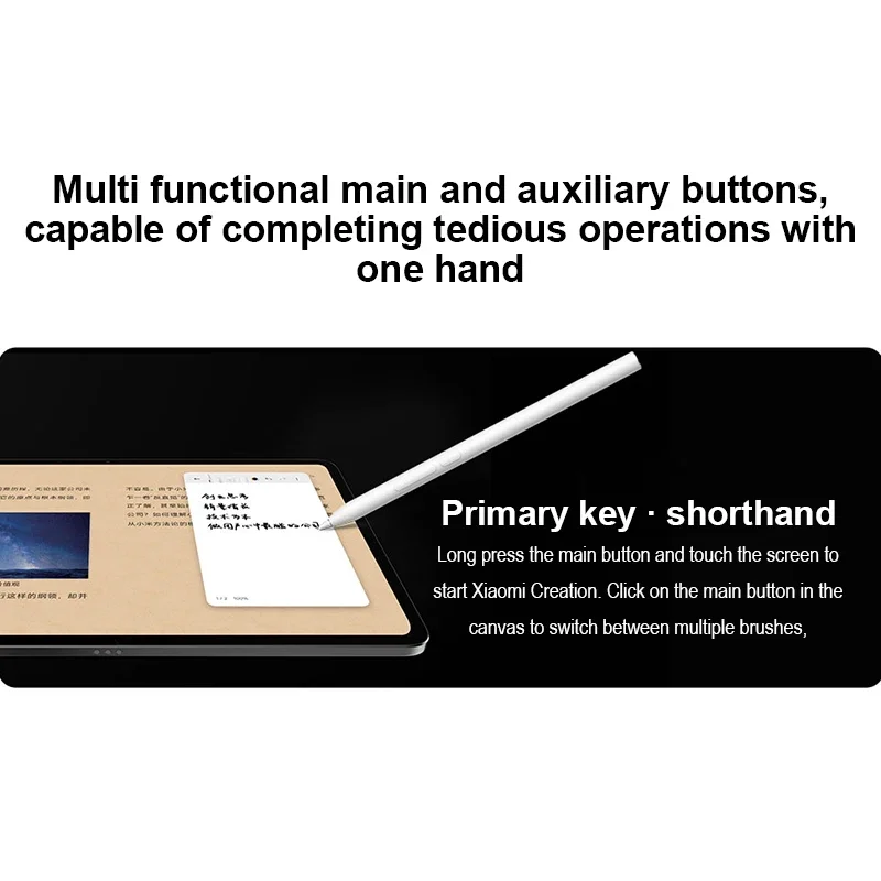 Penna stilo originale Xiaomi Focus per Xiaomi Pad 7 / 7Pro Tab 8192 livello senso disegno magnetico matita per scrittura Penna stilo originale Xiaomi Focus per Xiaomi Pad 7 / 7Pro Tab 8192 livello senso disegno magnetico matita per scrittura