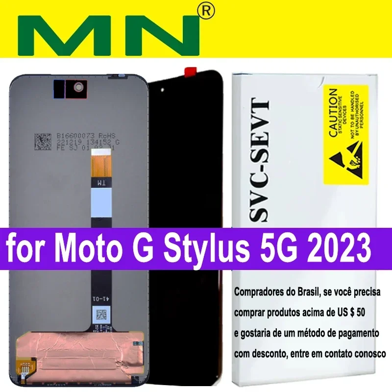 6.6 ''Per Motorola G Stylus 5G (2023) LCD Touch Screen Sensore Digiziter Assemblea Per Moto G Stylus 5G 2023 Display