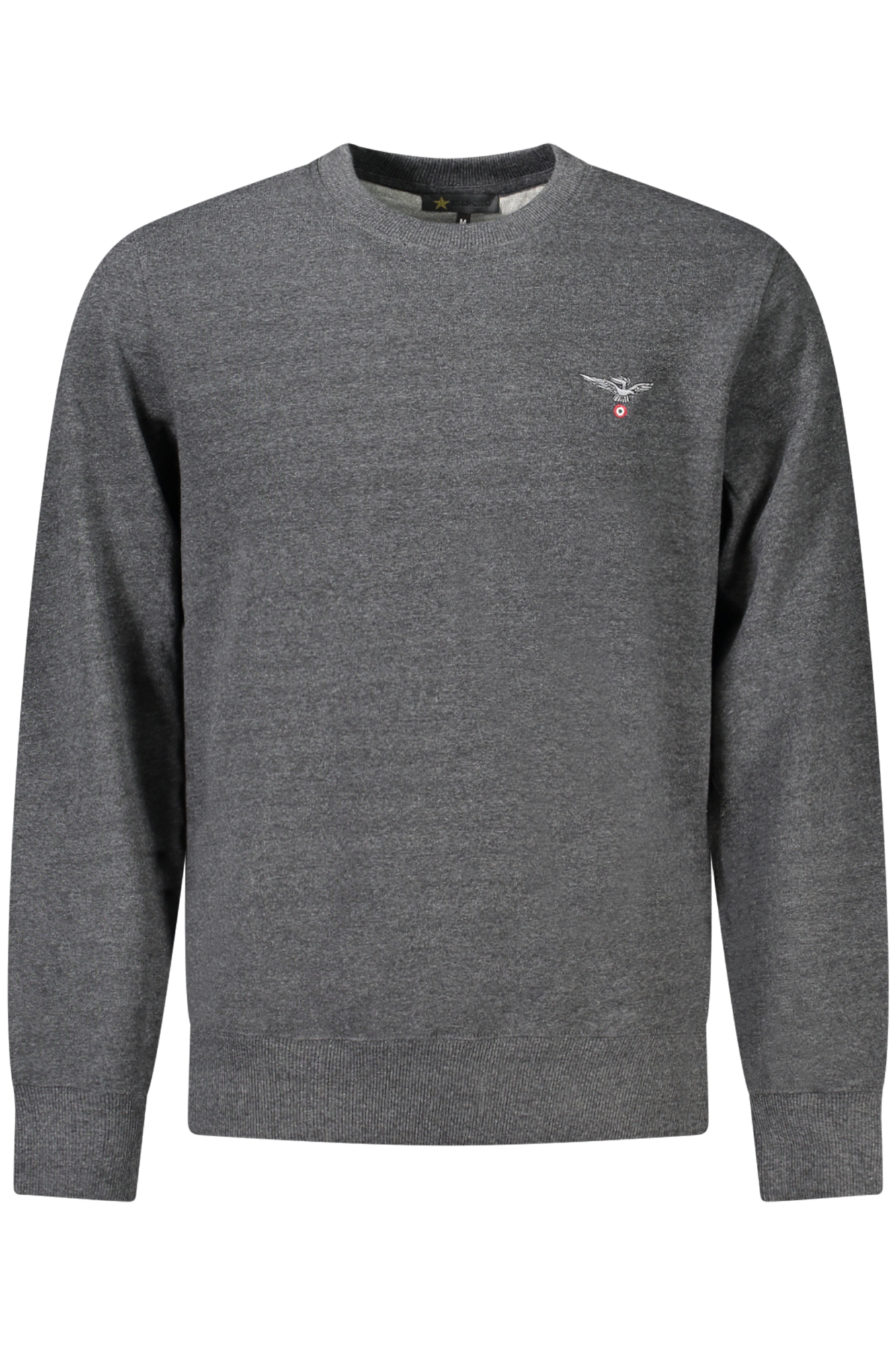 ACCADEMIA MILITARE FELPA SENZA ZIP UOMO GRIGIO